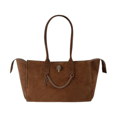 Τσάντα Tote Sloane Sm σε καφέ suede - Kurt Geiger