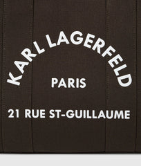 Τσάντα Tote RSG σε καφέ σκούρο - Karl Lagerfeld