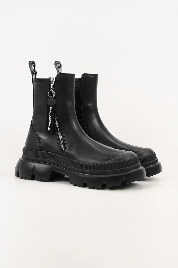 Μποτάκια Trekka Max σε μαύρο - Karl Lagerfeld | KL43565-000