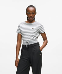 Κοντομάνικη μπλούζα Ikon Striped - Karl Lagerfeld