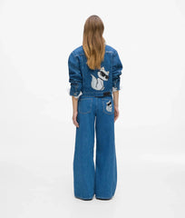 Παντελόνι Denim με στάμπα - Karl Lagerfeld