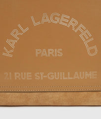 Τσάντα Tote K/Daily Suede σε καφέ - Karl Lagerfeld