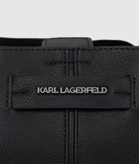 Τσάντα tote K/Pierced Mini σε μαύρο - Karl Lagerfeld