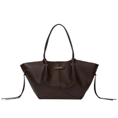 Τσάντα shopper K/Pierced σε καφέ σκούρο - Karl Lagerfeld