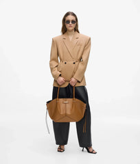 Τσάντα tote K/Pierced σε καφέ - Karl Lagerfeld