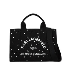 Τσάντα tote RSG pearls σε μαύρο - Karl Lagerfeld