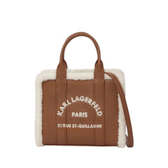 Τσάντα Tote RSG Mini Shearling σε μαύρο - Karl Lagerfeld