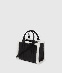 Τσάντα Tote rSG Mini Shearling σε μαύρο - Karl Lagerfeld