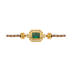 Βραχιόλι Green Shiny Art Deco MYA-BAY - BR-362