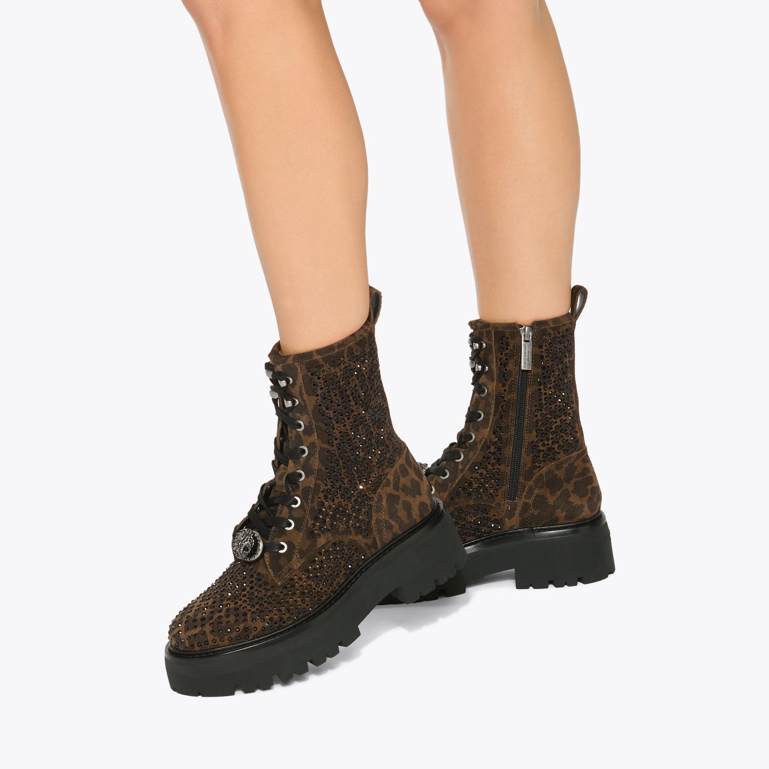 Μποτάκια Chelsea Perf σε καφέ σκούρο - Kurt Geiger | 6084039289-39