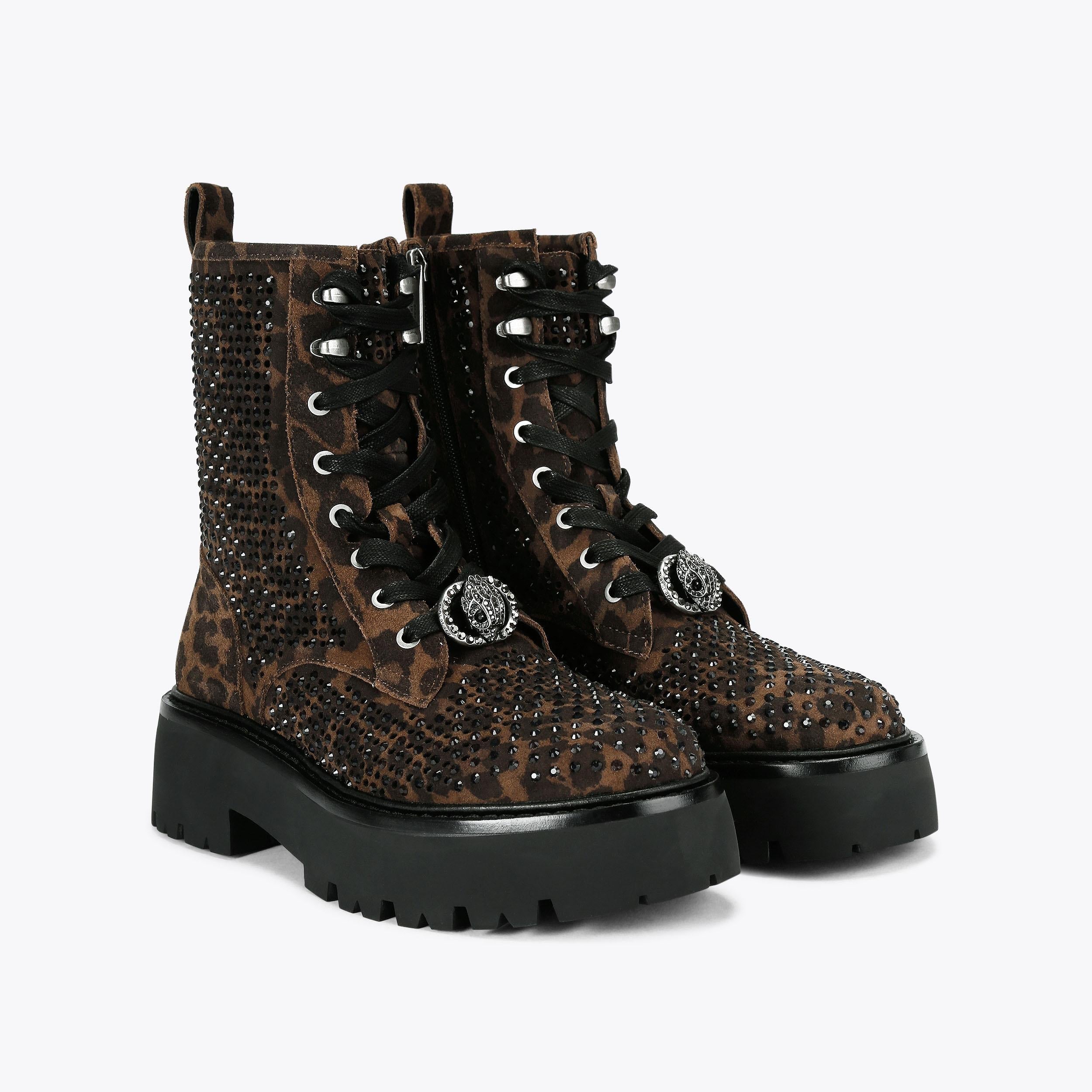 Μποτάκια Chelsea Perf σε καφέ σκούρο - Kurt Geiger | 6084039289-39