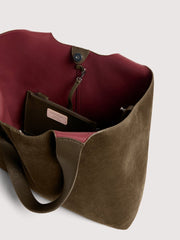 Τσάντα ώμου C-Easy Suede σε γκρι-καφέ - Coccinelle | E1THE110101-W25