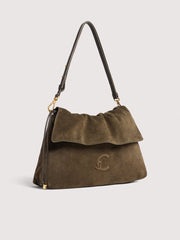 Τσάντα ώμου Lidia Suede σε γκρι-καφέ - Coccinelle | E1V9G130301-W25