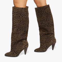 Μπότες Edward Slouchy σε λεοπάρ - Kurt Geiger