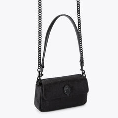 Τσαντάκι ώμου Mini Drench σε μαύρο - Kurt Geiger